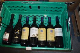 Seven Bottles of Red Wine