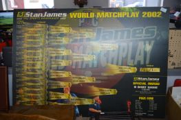 Large Darts Poster - Stan James World Matchplay 20