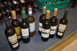 Eight Bottles of White Wine