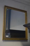 Gilt Framed Bevelled Edge Wall Mirror