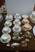 Part Tea Sets, Decorative China, etc.