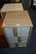 Three Drawer Bedside Cabinet