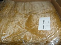 *110 Caramel Crushed Taffeta Chair Covers