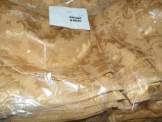 *50 Gold Brocade Chair Covers