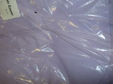 *30 White Damask & 40 Lilac Polycotton Chair Covers