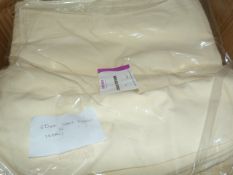 *50 Ivory Polycotton Chair Covers