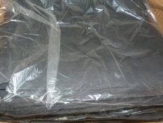 *50 Black Polycotton Chair Covers