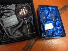 Swarovski Crystal and Portmeirion Hand Crafted Gla