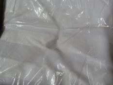 *50 White Damask Chair Covers