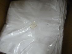 *47 White Damask Chair Covers