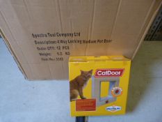 Twelve Four Way Locking Medium Pet Doors