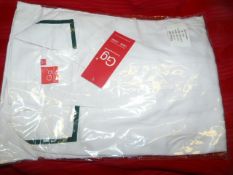 *29 Grahame Gardner Female Tunics (White/Bottle Gr