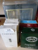 *Three Rampage Perfumes, Three Brut Perfumes and W