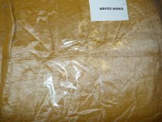 *110 Caramel Crushed Taffeta Chair Covers