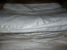 *60 White Damask Chair Covers