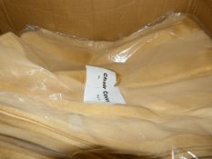 *46 Gold Damask Chair Covers