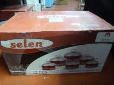 *Selen 12pc Non-Stick Cookware Set