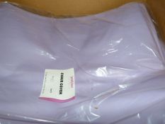 *80 Lilac Polycotton Chair Covers