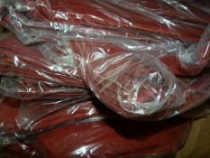 *80 Burgundy Polycotton Chair Covers