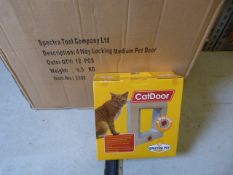 Twelve Four Way Locking Medium Pet Doors
