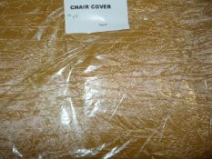 *100 Caramel Crushed Taffeta Chair Covers