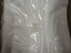 *52 White Damask Chair Covers