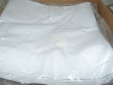 *60 White Polycotton Chair Covers