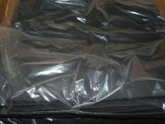 *70 Black Polycotton Chair Covers