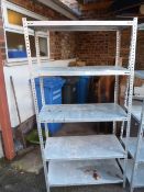 *Galvanised Shelf Unit 178x90x40cm