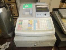 * Sharp till with drawer, screen, and built in reciept printer