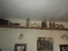 *Assorted Decorative Stone Bottles Including Hot Water Bottles, Gin Bottles, etc.