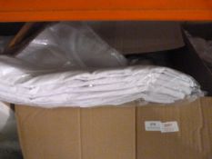 *60 White Polycotton Chair Covers