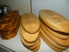 *Nineteen Wooden Condiment Stands