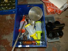 *Box of Miscellaneous Kitchen & Bar Utensils
