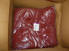 *78 Burgundy Polycotton Chair Covers