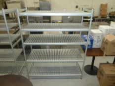 * Fermod good condition racking designed for walk in fridge/freezer 1390x600x1730
