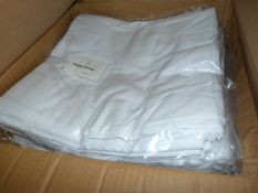 *60 White Polycotton Chair Covers