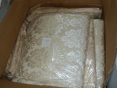 *11 Ivory Brocade, 7 White Crushed Taffeta 120
