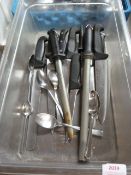 *Seven Kitchen Knives and Two Steels