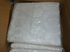 *6 Ivory & 9 White Brocade 132