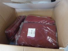 *8 Burgundy & 15 Light Blue Polycotton 108x90