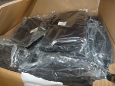 *44 Black Polycotton 108x60