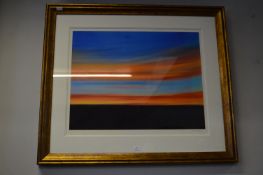 Framed Silkscreen Print Signed Deborah Strand