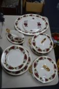 Colclough Part Dinner Service 24 Pieces
