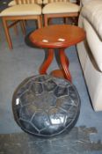 Occasional Table and a Pouffe