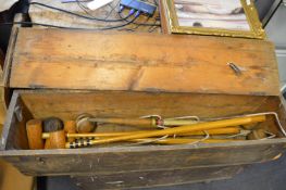 Boxed Edwardian Croquet Set