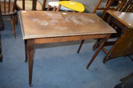 Edwardian Oak Hall Table