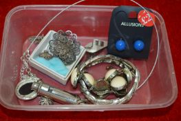 Costume Jewellery, Scouts Whistle, etc.