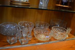 Cut Glass Crystal Fruit Bowls etc.