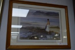 Russell Flint Print - Girl Bathing